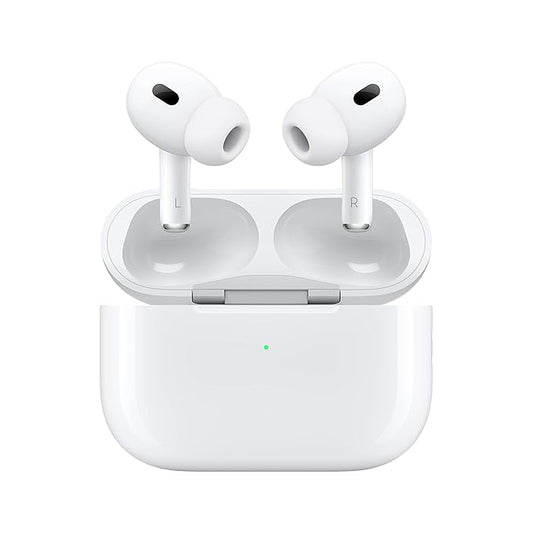 APPLE AirPods Pro (2nd generation) with MagSafe Case (USB-C) Bluetooth Headset (White, True Wireless)